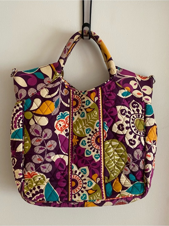 Vera Bradley Handbags - Vera Bradley Quilted Floral Tote Bag
